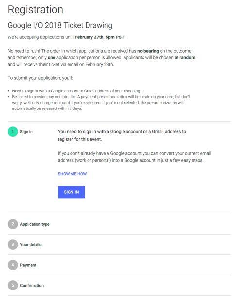 Google I/O 大会 | 门票注册与支付步骤全解析 Google I/O 大会 | 门票注册与支付步骤全解析