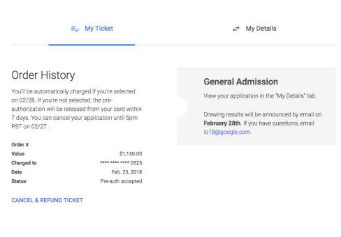 Google I/O 大会 | 门票注册与支付步骤全解析 Google I/O 大会 | 门票注册与支付步骤全解析
